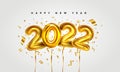 Happy New Year 2022 banner Royalty Free Stock Photo