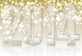 Happy New 2014 year banner Royalty Free Stock Photo