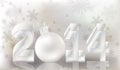 Happy New 2014 Year banner Royalty Free Stock Photo