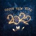 Happy New Year 2022 Royalty Free Stock Photo