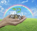 Happy new year 2023 business ecological cover concept Royalty Free Stock Photo