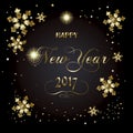 2017 Happy New Year Royalty Free Stock Photo