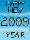 Happy new year card Royalty Free Stock Photo