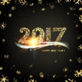 Happy new year card. Royalty Free Stock Photo