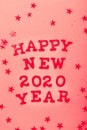 Happy New 2020 Year card Royalty Free Stock Photo