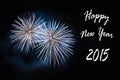 Happy New Year 2015 card Royalty Free Stock Photo