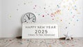 Happy New Year 2025! New Year Celebration Royalty Free Stock Photo