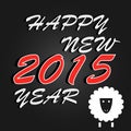 Happy New Year 2015 celebration background. Vector Royalty Free Stock Photo