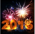 2015 happy new year Royalty Free Stock Photo