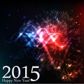 2015 happy new year Royalty Free Stock Photo