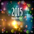 2015 happy new year Royalty Free Stock Photo