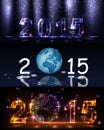 2015 happy new year Royalty Free Stock Photo