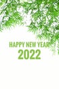 Happy New Year 2022 Celebration Card Royalty Free Stock Photo