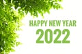 Happy New Year 2022 Celebration Card Royalty Free Stock Photo