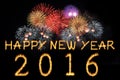 Happy New Year 2016. Royalty Free Stock Photo