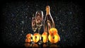 Happy New Year 2018 Champagne Royalty Free Stock Photo