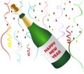 Happy New Year Champagne Royalty Free Stock Photo