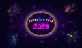 2019 Happy New Year. Royalty Free Stock Photo