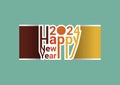 2024 Happy new year colour banner in paper style for your seasonal holidays flyers, greetings and invitations, christmas themed