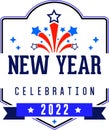 Happy New year 2022 Colourful Logo And Label Text Design. Royalty Free Stock Photo