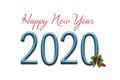 Happy New Year 2020. New Year concept Royalty Free Stock Photo