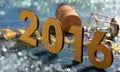 2016 happy new year Royalty Free Stock Photo
