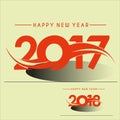 2018 Happy new year creative design background. Happy new year