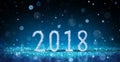 2018 - Happy New Year With Diamond Numbers