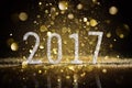 Happy New Year 2017 - Diamonds Numbers Royalty Free Stock Photo