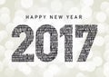 Happy New Year 2017 Royalty Free Stock Photo