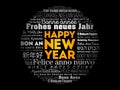 Happy New Year in different languages