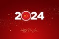 Happy New Year 2024 Festival Design for China