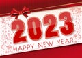 Happy New Year 2023. Festive New Year card Royalty Free Stock Photo