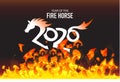 Happy 2026 new year fire horse chinese new year Royalty Free Stock Photo