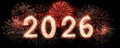 happy new year 2026 firework AI generated Royalty Free Stock Photo