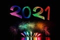 2021 Happy New Year Fireworks Display