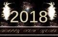 Happy New Year Fireworks 2018