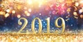 Happy New Year 2019 - Glitter