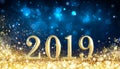 Happy New Year 2019 Royalty Free Stock Photo