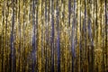 Happy New Year 2017 gold background tinsel