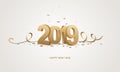 Happy New Year 2019 Royalty Free Stock Photo