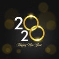 Happy new year 2020 golden edition