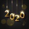 Happy new year 2020 golden edition