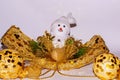 2022 Happy New Year. Golden namber. Christmas Royalty Free Stock Photo