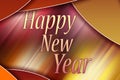 Happy New Year - Greeting card