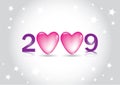Happy New Year Greeting Card Royalty Free Stock Photo