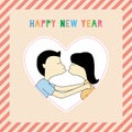 Happy new year greeting card10