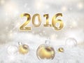 Happy New Year 2016 Royalty Free Stock Photo