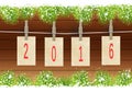 Happy New Year 2016 Royalty Free Stock Photo