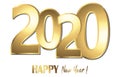 happy new year 2020 greetings background Royalty Free Stock Photo